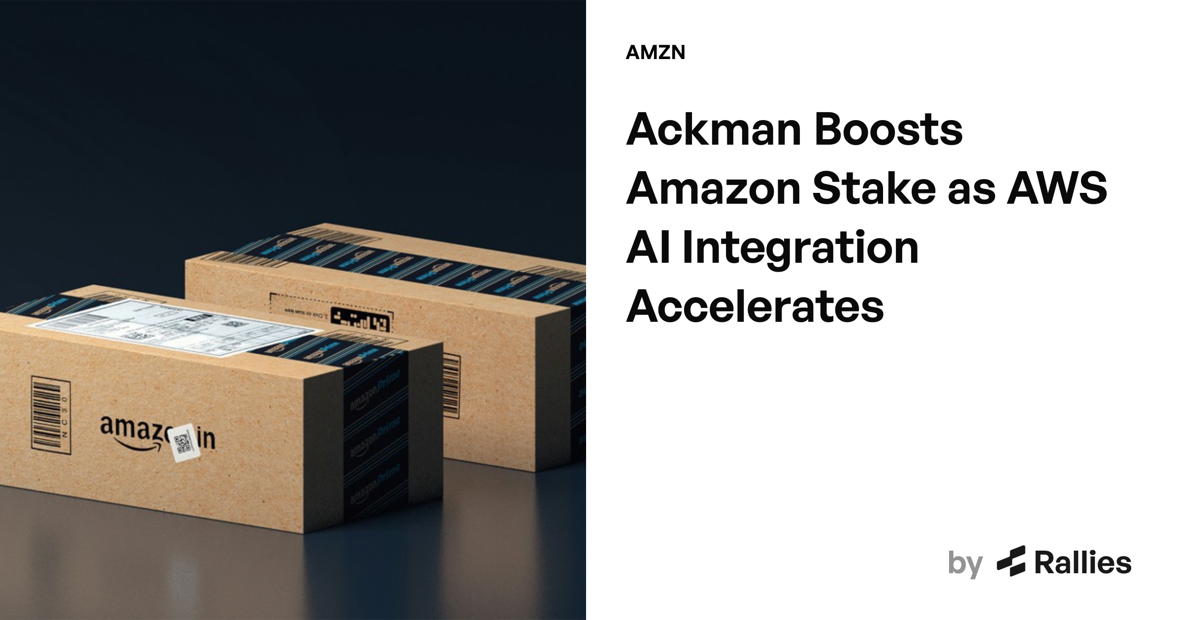 Ackman Boosts Amazon Stake as AWS AI Integration Accelerates - AMZN ...